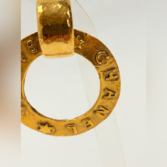 💫 CHANEL hoop earrings / vintage hoop 💫 - Picture 4 of 13